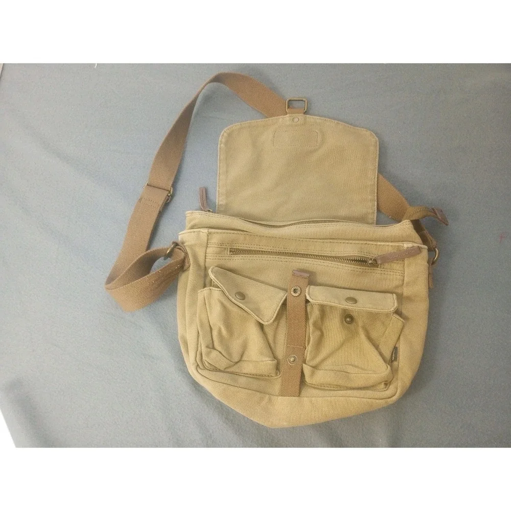 Gootium Canvas Messenger Bag VTG Utility Crossbody Shoulder Military Adjustable